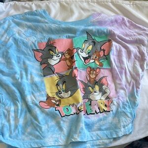 Tom & Jerry Women's Colorful Crop Top